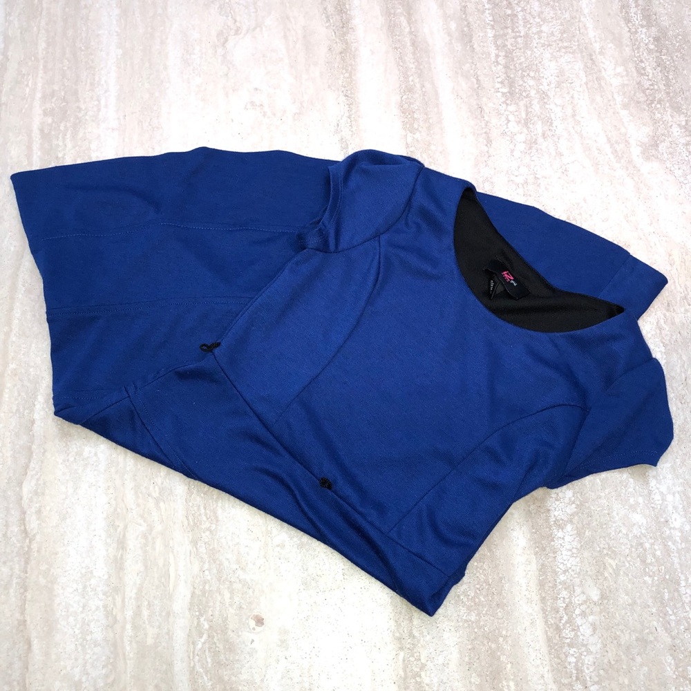 iZ Byer Girls Sapphire Blue Dress